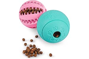 HIPPIH Dog Puzzle Toys: Interactive IQ Dog Balls for Teeth Cleaning & Treats