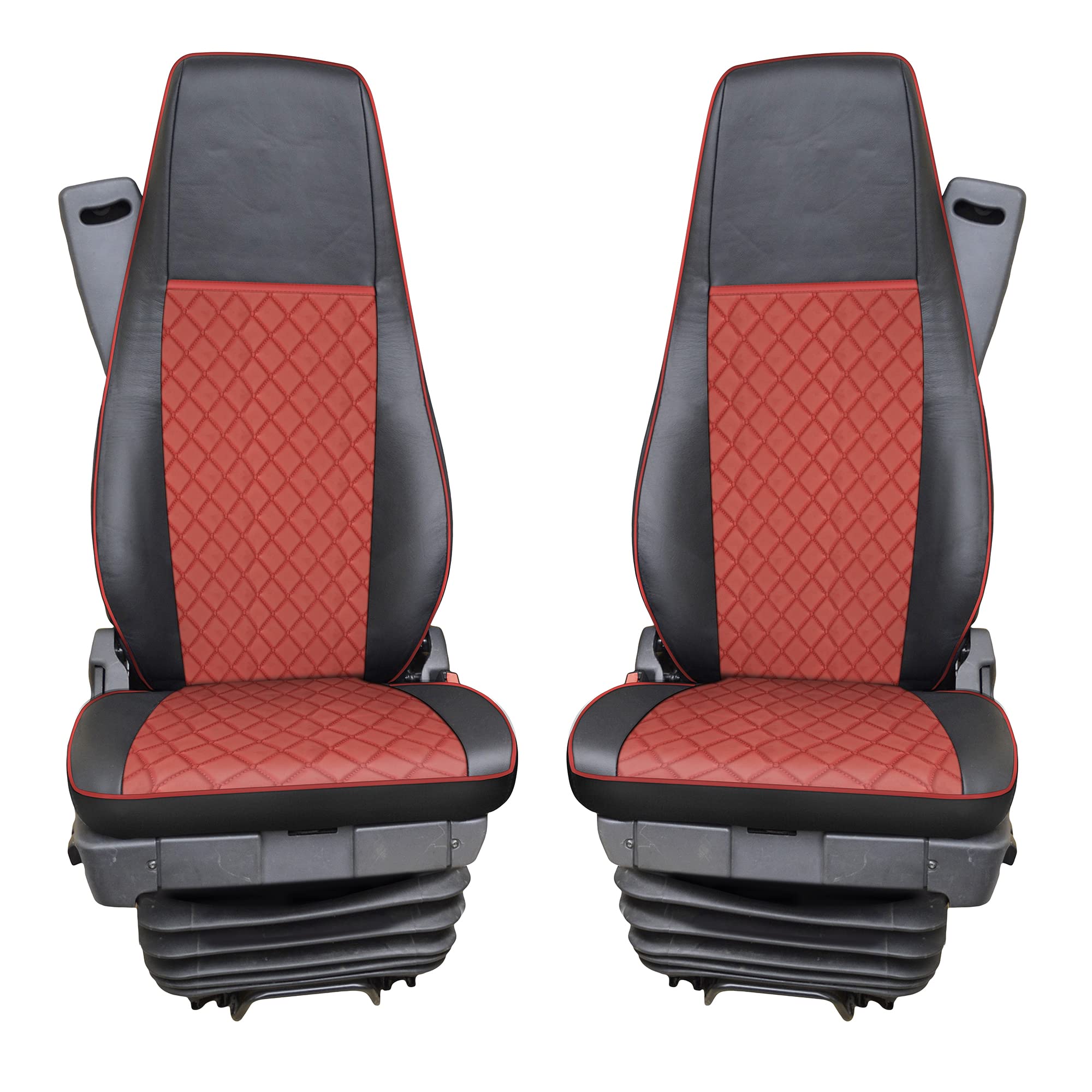 LKW Coprisedili Eco-Pelle 1+1 Per Camion SCANIA R Rosso