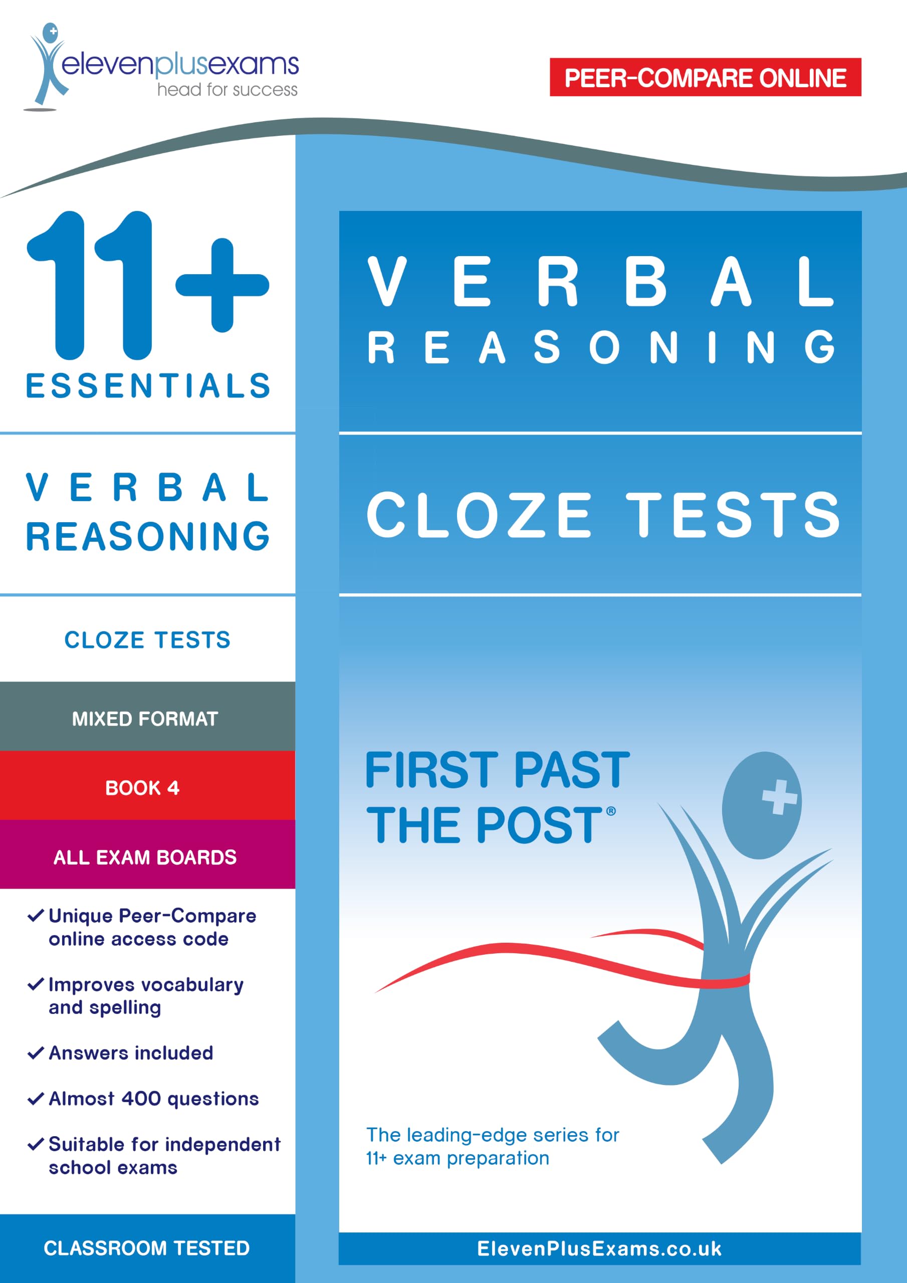 11+ Essentials Verbal Reasoning: Cloze Tests Book 4 (First Past the Post)