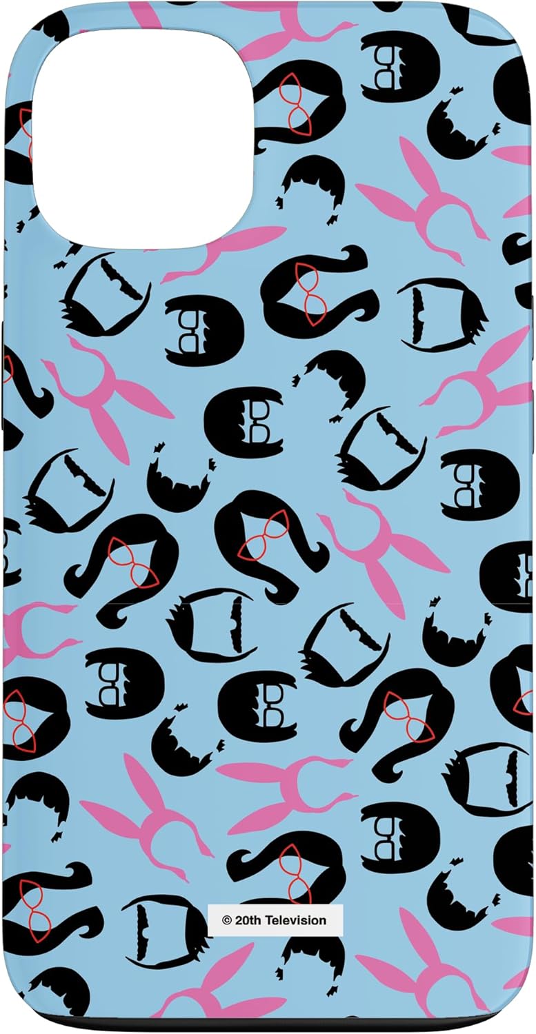 Bob’s Burgers Bob Linda Gene Tina Louise Hair Light Blue Case for iPhone 15