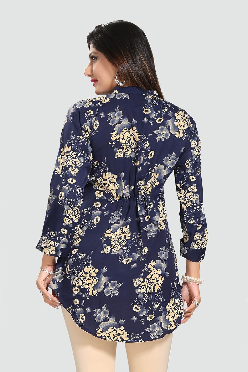 Keshubaba Women’s Polyester Crepe Short Kurti Top – Stylish Short Tunic for Jeans | Trendy Kurti for Women & Girls Keshubaba Women’s Polyester Crepe Short Kurti Top – Stylish Short Tunic for Jeans | Trendy Kurti for Women & Girls