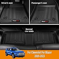 Vista 3 de Alfombrillas personalizadas para Chevy Blazer 2019-2024 2025, forro de carga y tapete de respaldo para Chevrolet Blazer, accesorios de TPE para todo