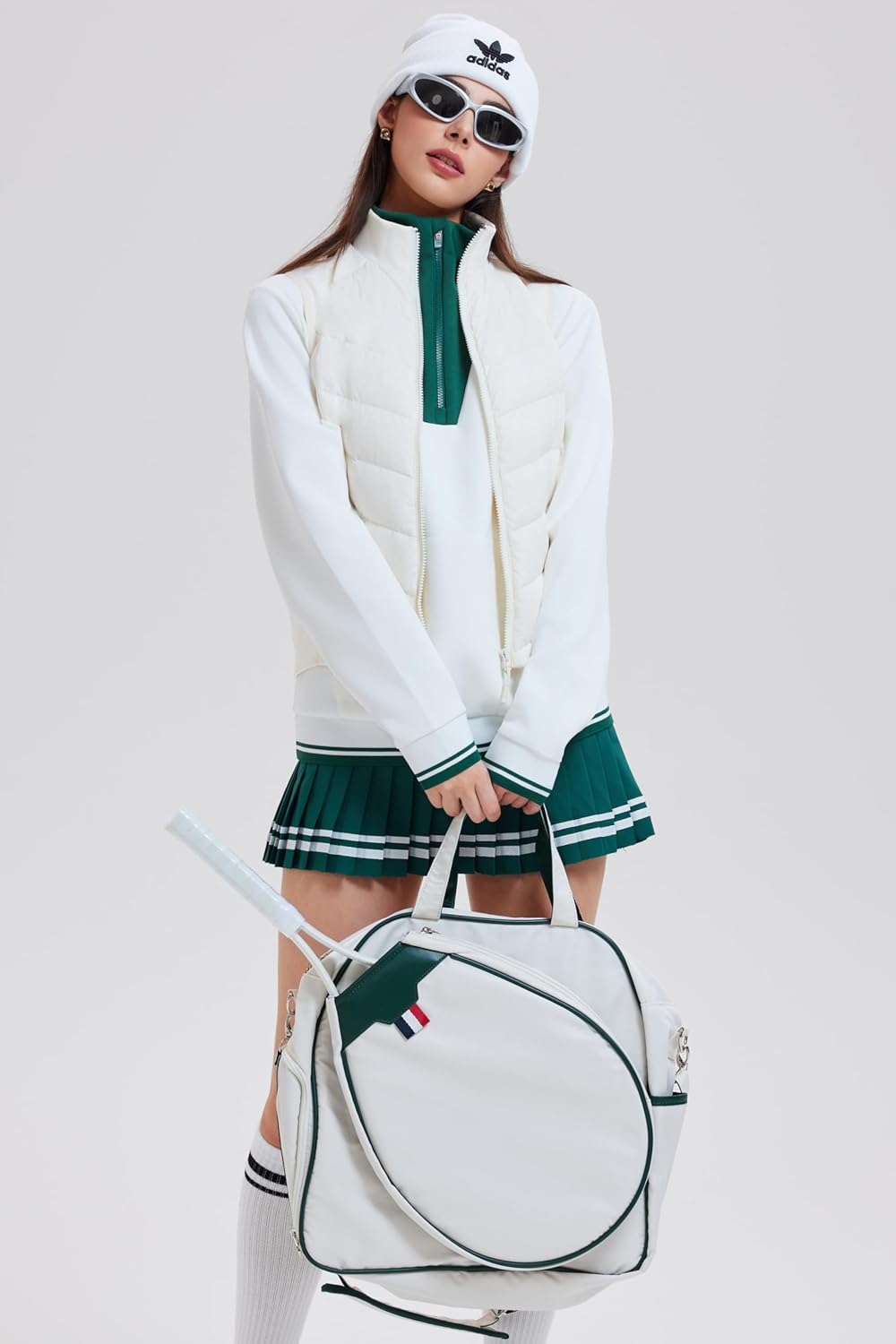 AFZ Women's Lightweight Puffer Vest 800FP Winter Down Vest Sleeveless Quilted Water Resistant Running Jacket - Image 7