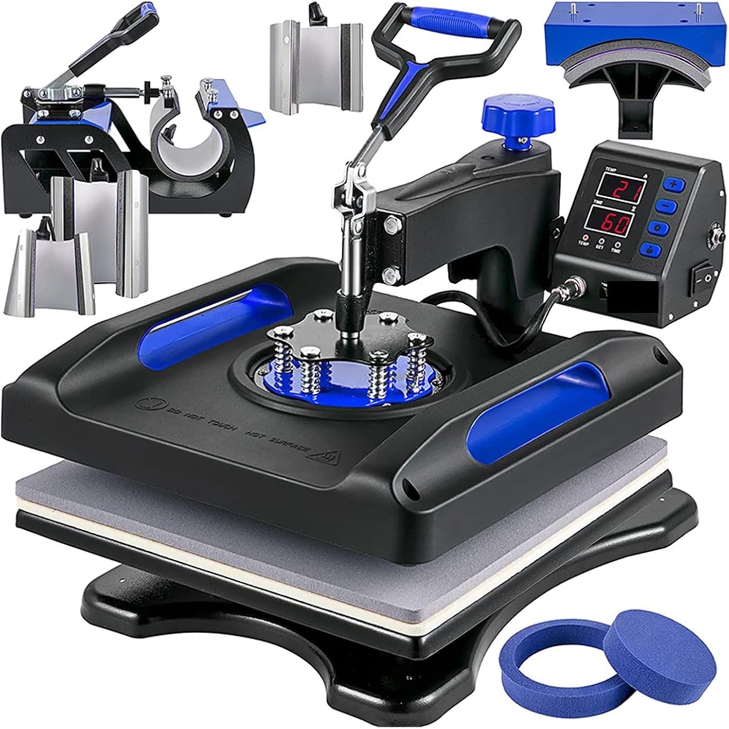 Heat Press, Transfer 30oz Tumbler 360° Swing Away Digital T-Shirt Pressing Coating,Heat Press Machine