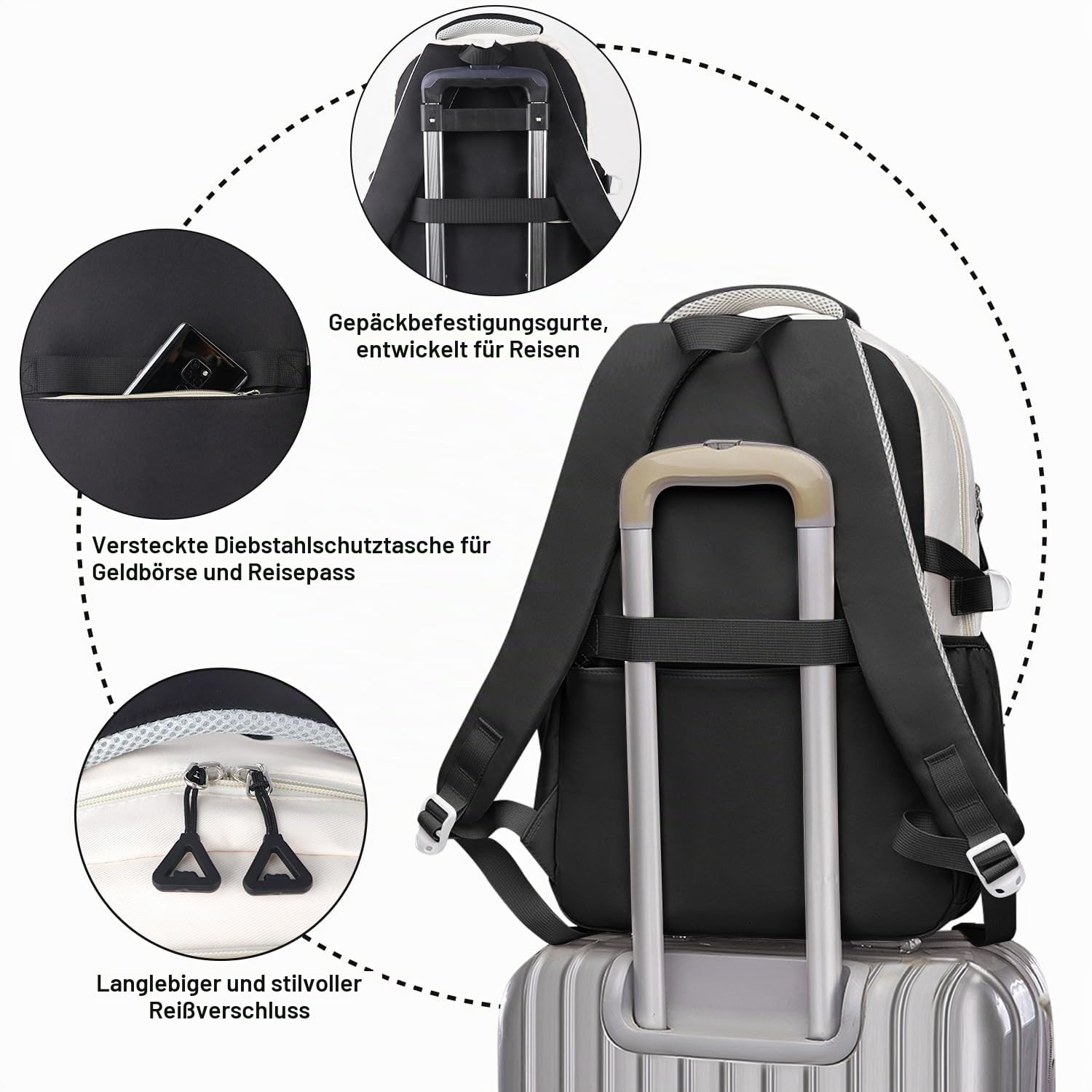 Schulrucksack Mädchen Teenager Jungen Rucksack Schule, Schulranzen Groß Kinderrucksack Tagesrucksäcke Damen Daypack 3 4 5 6 7 8 9 Klasse Kinder 10 11 12 13 14 15 16 17 18 Jahre Schultasche