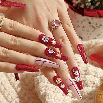 Christmas Snowflake Nail Charm,60Pcs Rhinestone Snowflake Nail Art Gems and Charms,Metal Alloy Gold Silver Snowflake Nail Decorations Nail Rhinestones for Women Girls Manicure Design DIY Crafts
