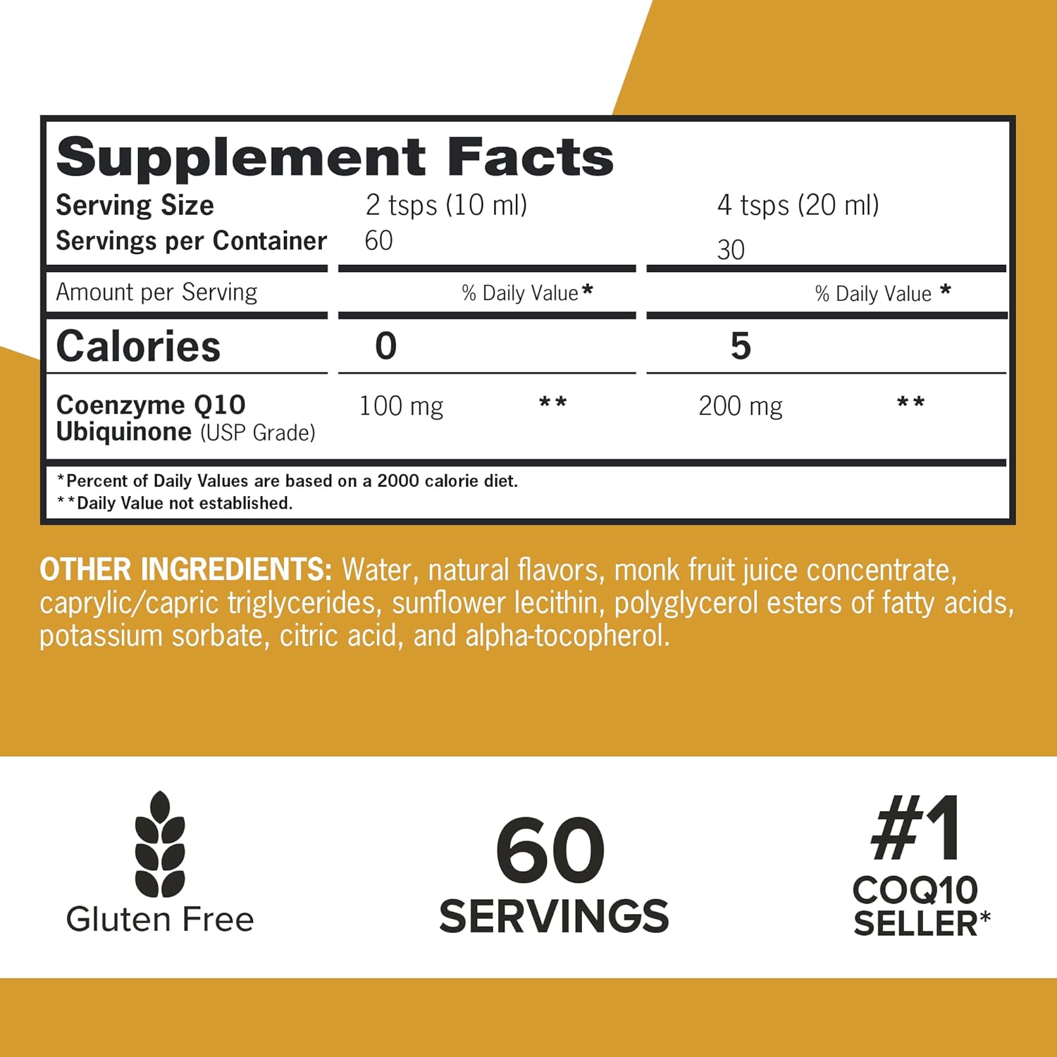 Qunol Liquid CoQ10 100mg, Superior Absorption Natural Supplement Form of Coenzyme Q10, Antioxidant for Heart Health, Orange Pineapple Flavored, 60 Servings, 20.3 oz Bottle - Image 4