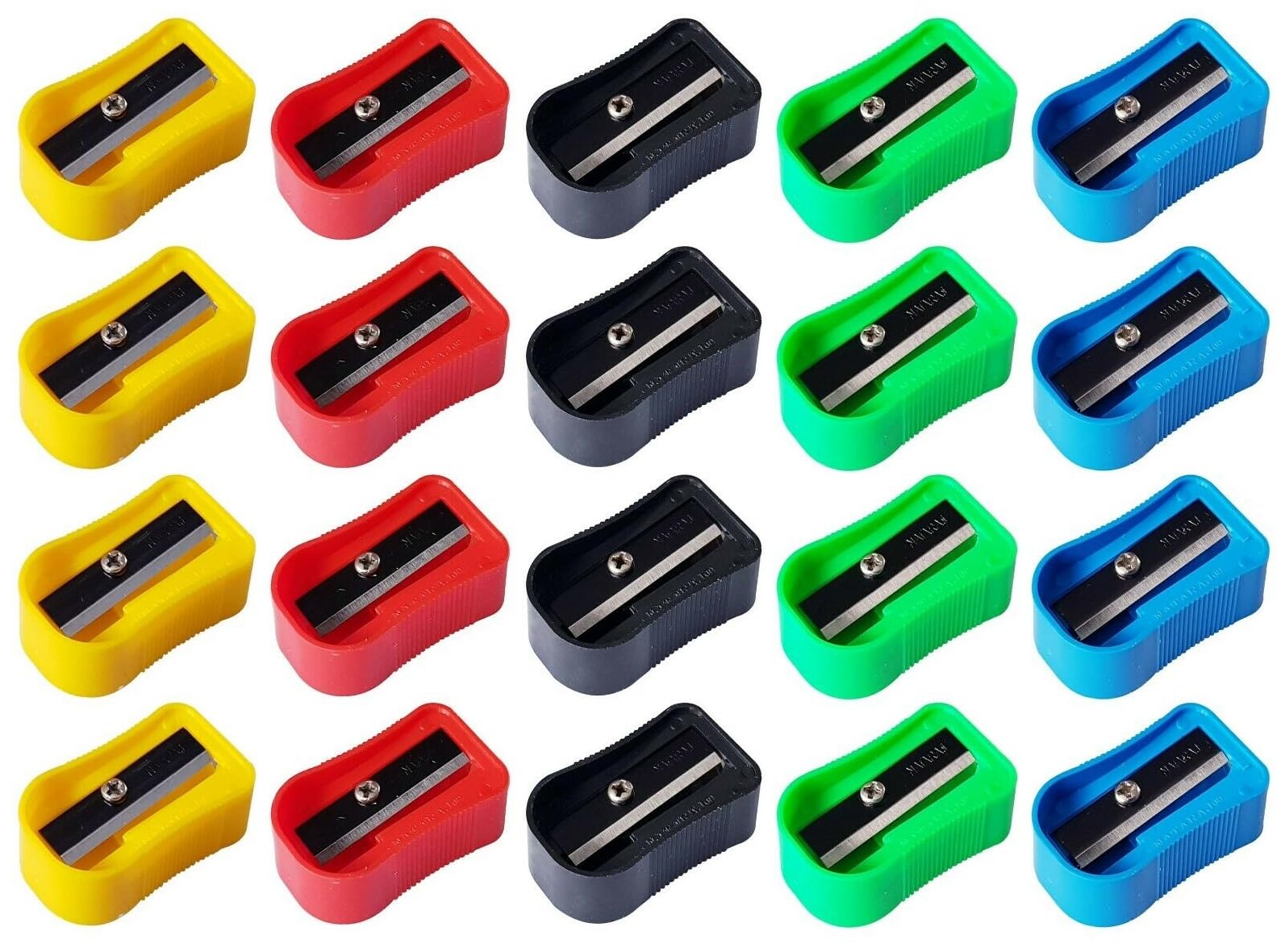 NATARAJ Pencil Sharpeners Assorted Colours School College Home Art (Long Point (Box of 20)) - Image 2