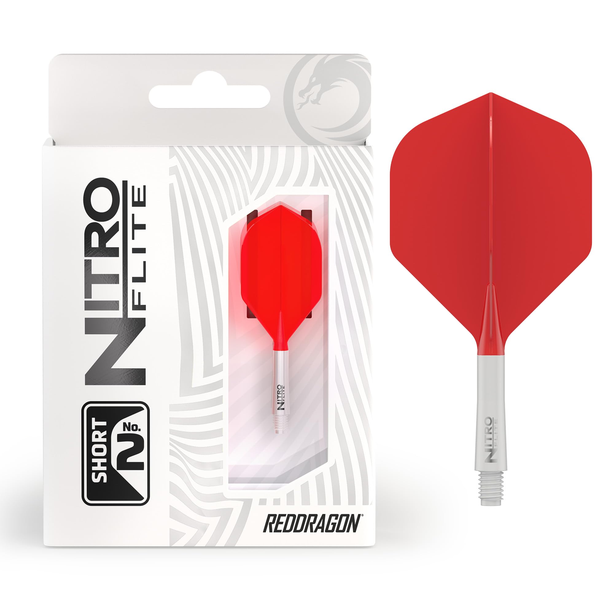 RED DRAGON Darts – Nitro Flite Integrada Sistema de Vuelo y Eje – No.2 Forma y diseño - Disponible en Niveles Corto, Intermedio y Medio - Variedad de Colores - Accesorios de Dardos Profesionales — view 33