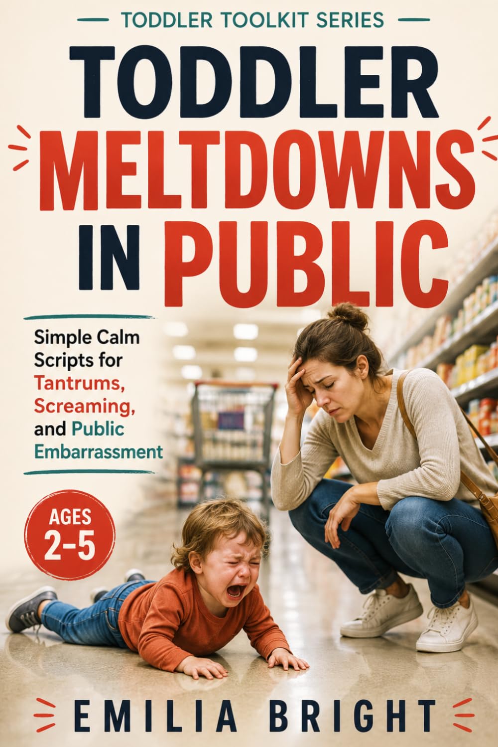 TODDLER MELTDOWNS IN PUBLIC: Simple Calm Scripts for Tantrums, Screaming, and Public Embarrassment Ages 2–5 (Toddler Toolkit)