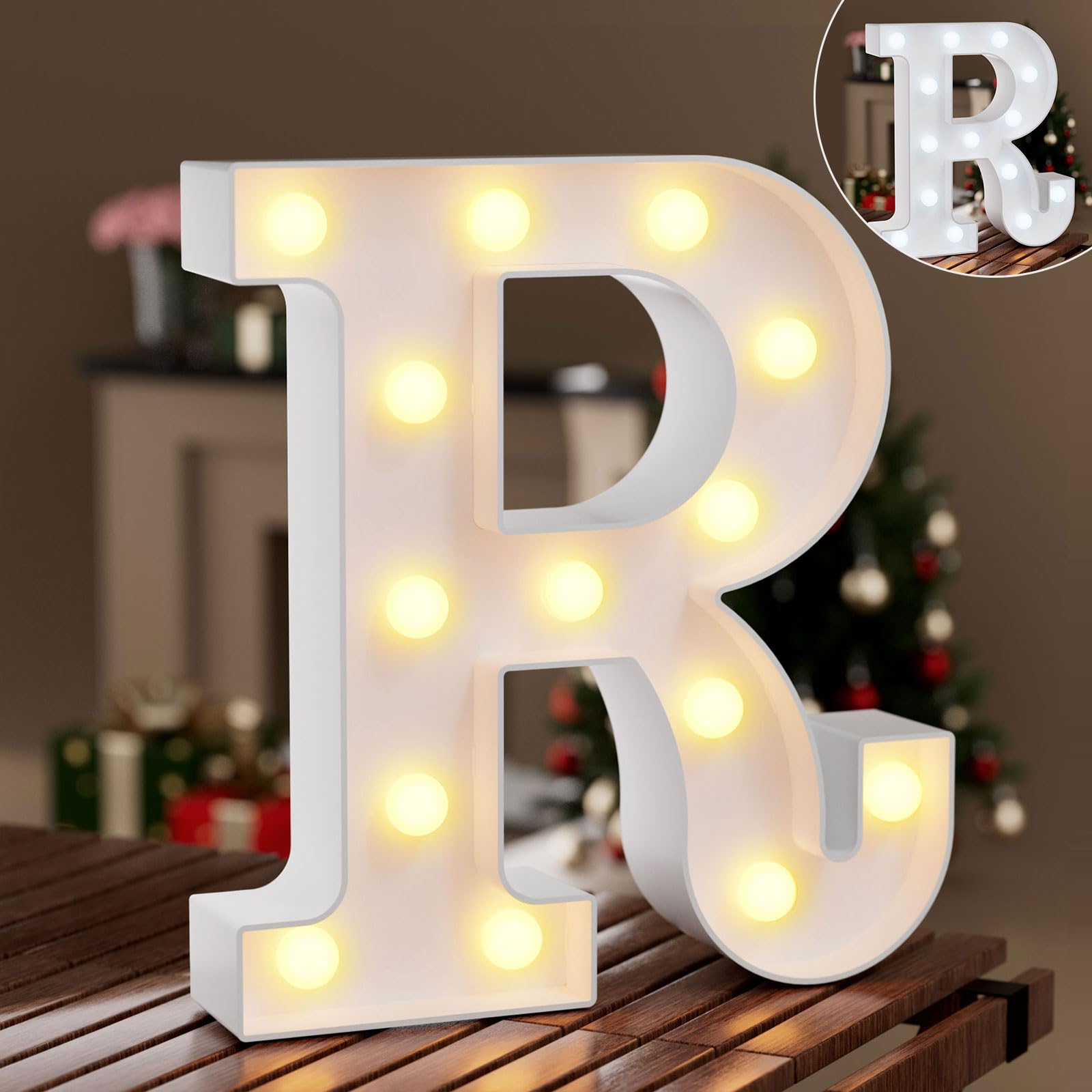 Ledido LED Light Up Marquee Numbers Sign - Cool & Warm Light up Numbers for 40th Birthday Decorations, LED Number Lights for Wedding Anniversary Grad Home Bedroom Table Wall Party Decor, Number 40 — view 61