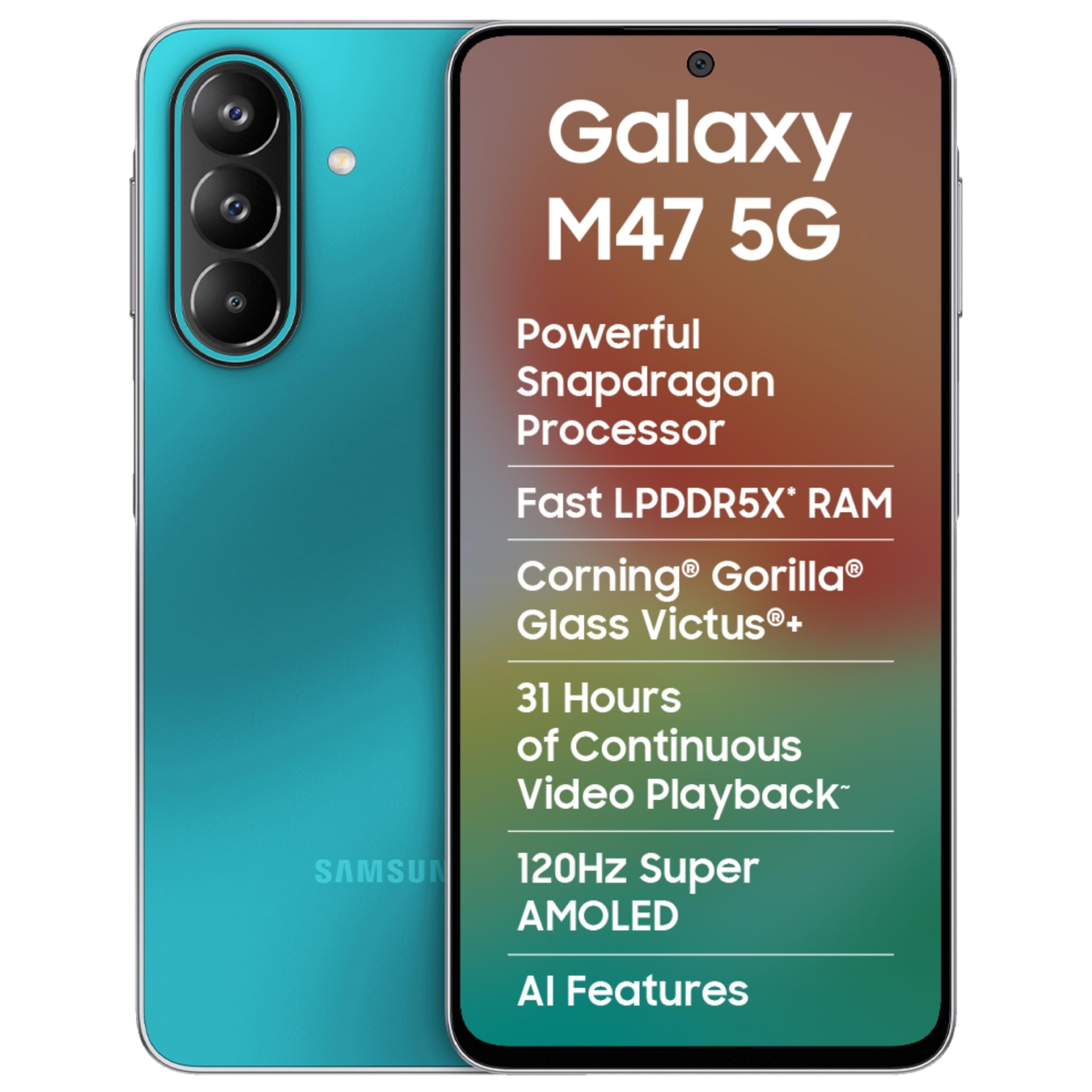 Samsung Galaxy M47 5G 8GB 128GB Blaze Blue - Image 1