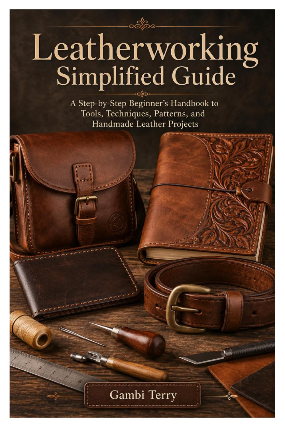 Leatherworking Simplified Guide: A Step-by-Step Beginner’s Handbook to Tools, Techniques, Patterns, and Handmade Leather Projects