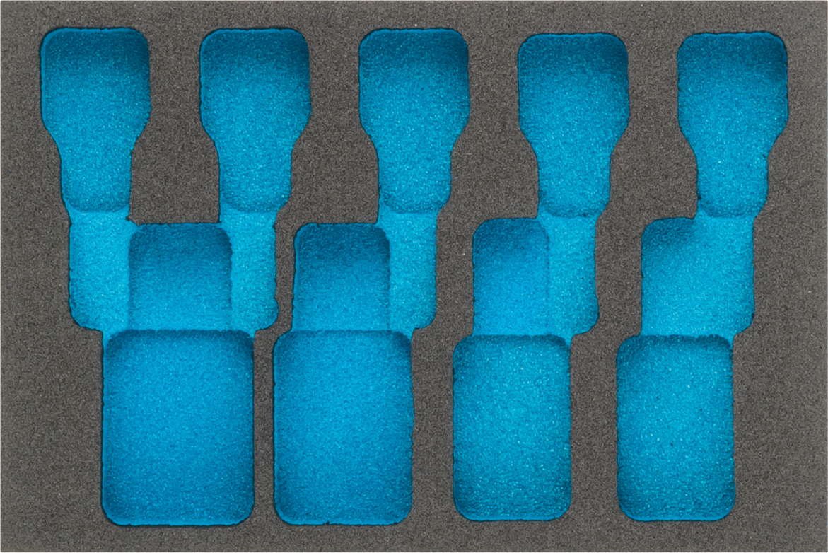 HAZET 163-270L 2-Component Soft Foam Insert - Multi-Colour