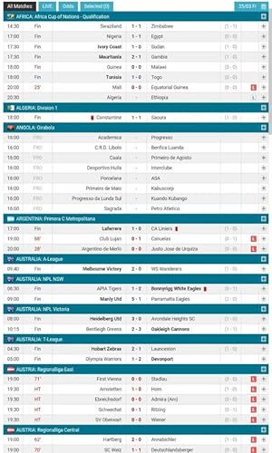 Football Scores LIVE