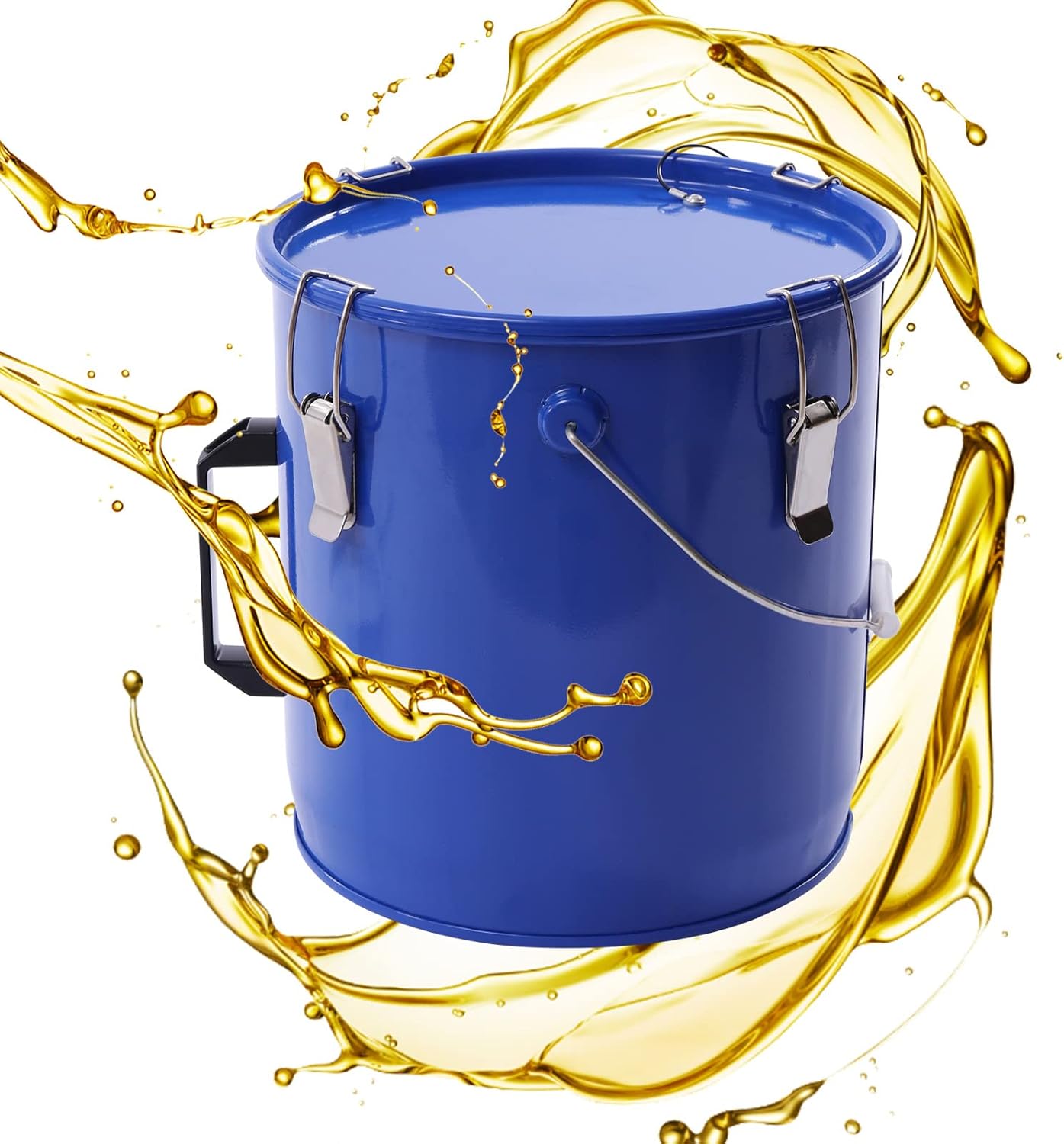 Amazon.com: 6 Gallon Fryer Grease Bucket Oil Disposal Caddy Steel Fryer ...