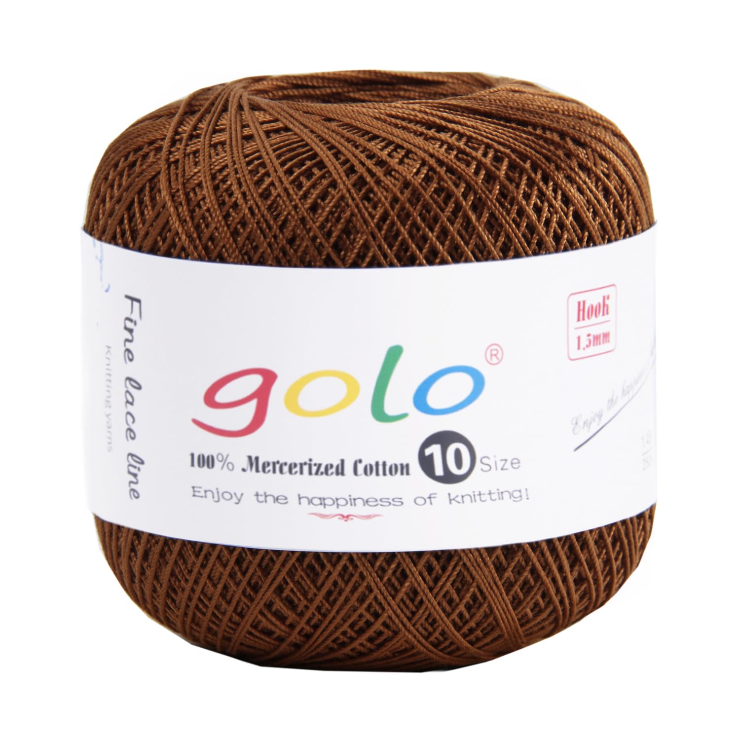 golo Crochet Thread Crochet Yarn for Crocheting Cotton Yarn for Hand Knitting 208