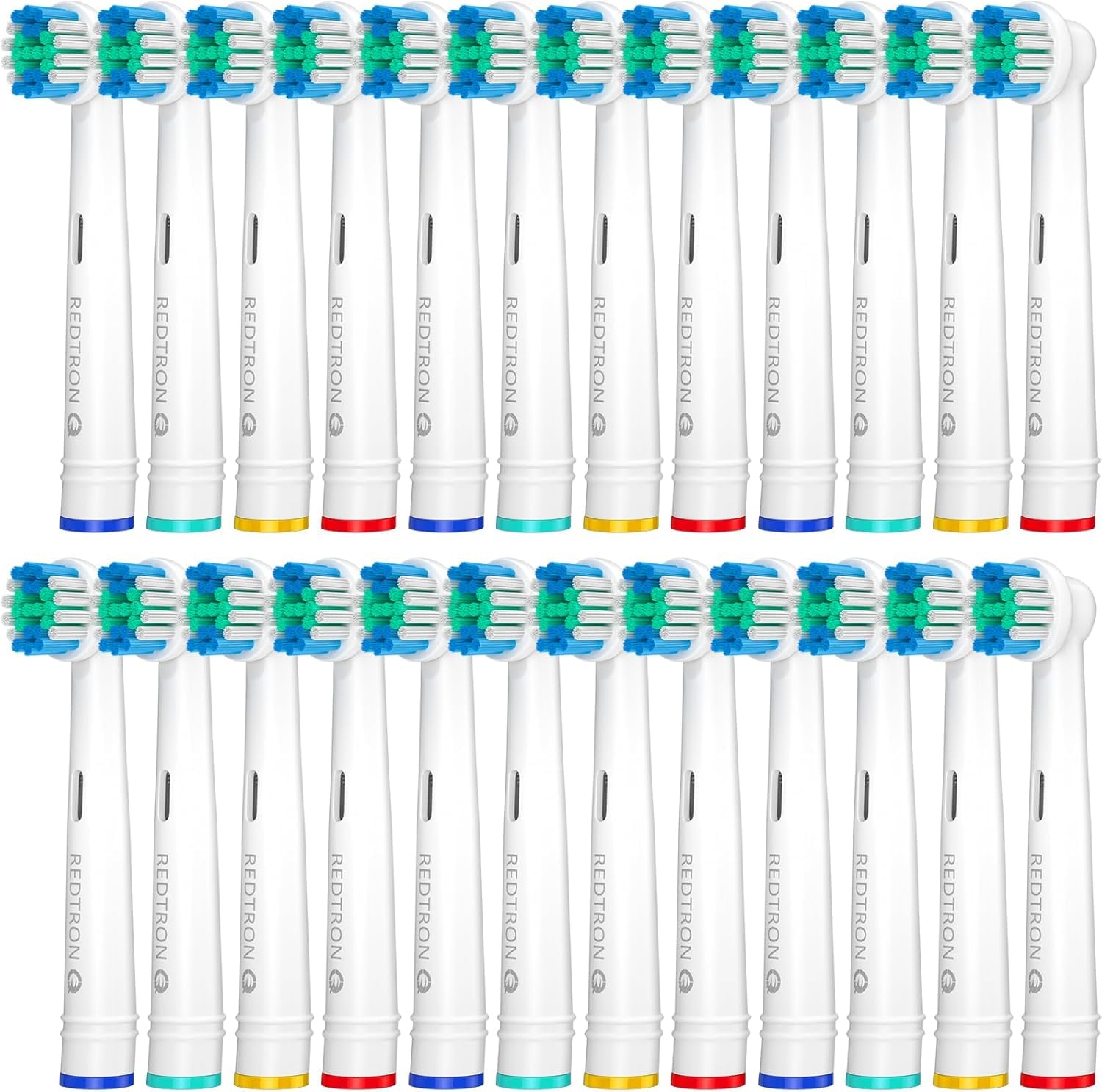 REDTRON Recambios para Cepillo de Dientes Eléctrico compatible con Oral B (8 unidades), Cabezal de cepillo de dientes Precision Clean Pro1000 Pro3000 Pro5000 Pro7000 y más — view 15