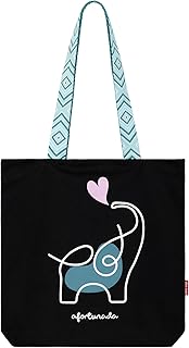 hello-bags. Bolso Tote bag con cremallera, forro y bolsillo interior. Incluye divertidas asas de colores y bonito sobre kr...