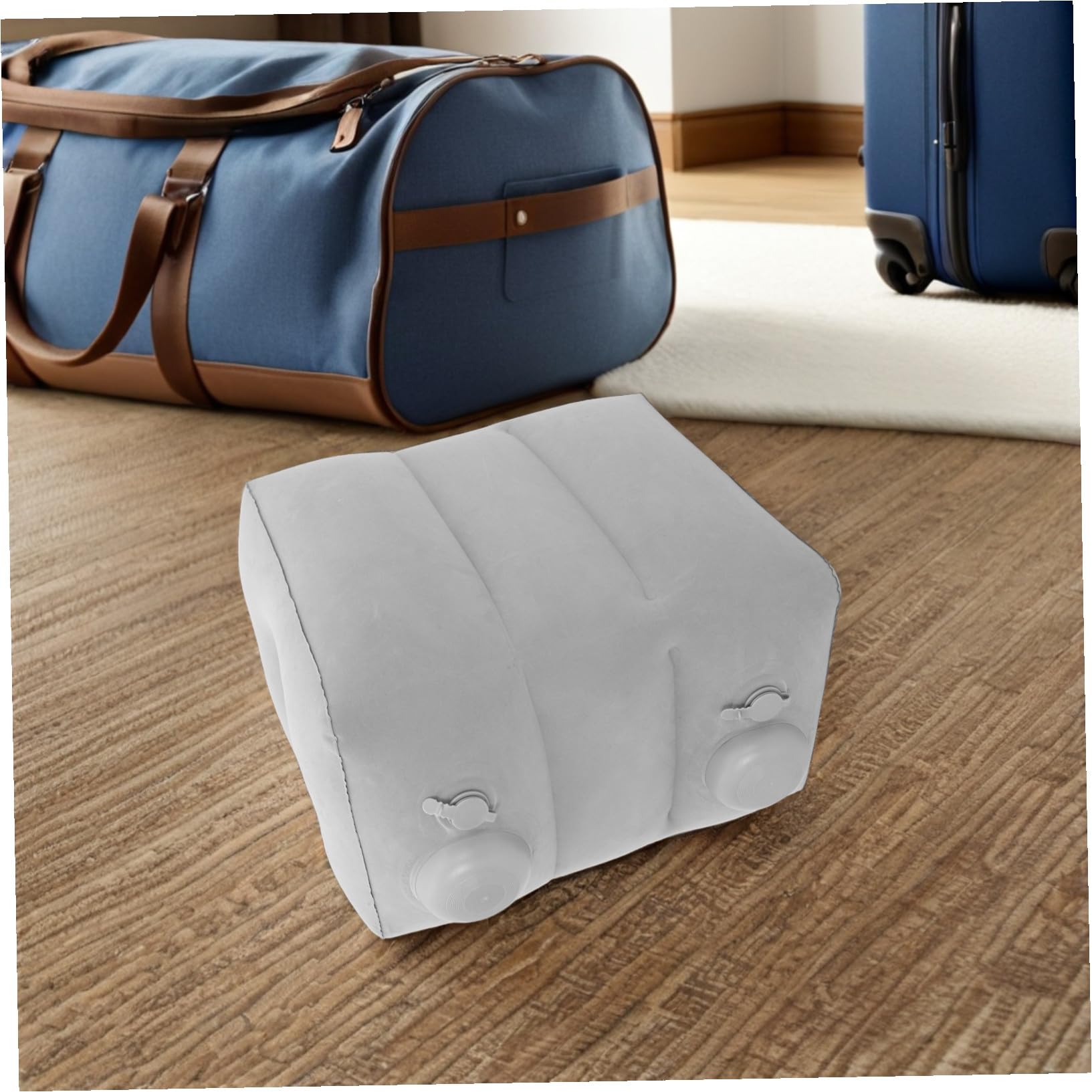 Mobestech Poggiapiedi Portatile Poggiapiedi Portatile Cuscino Gonfiabile Per Le Gambe Da Viaggio In Aereo