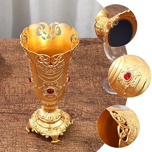 Miniatura 7 de Garneck 2 piezas de soporte para arreglos de mesa para decoración de escritorio, aleación, dormitorio, habitación, oficina, hogar, macetas, flores,