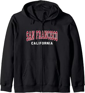 San Francisco - California - Throwback Design - Classic Zip Hoodie