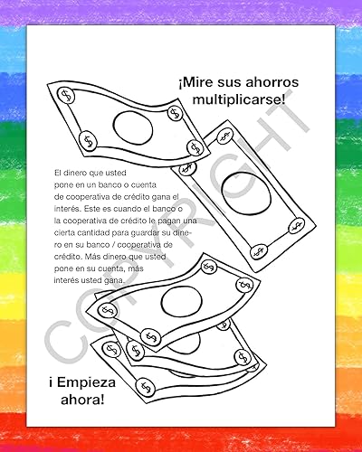 Miniatura 4 de ZOCO - Sea inteligente, ahorre Dinero - Enseñe a Los niños sobre el Dinero - Libros educativos para colorear para niños (paquete de 250, con