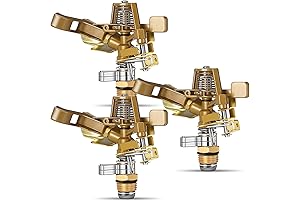 Ferraycle Impact Sprinkler Head: Sturdy Brass Irrigation Solution for Your Lawn