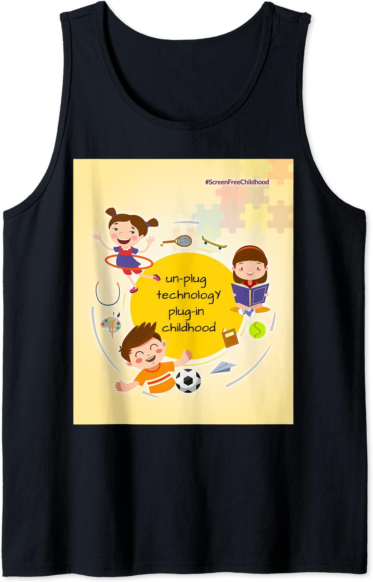 Unplug Technology Plug-in childhood Tank Top