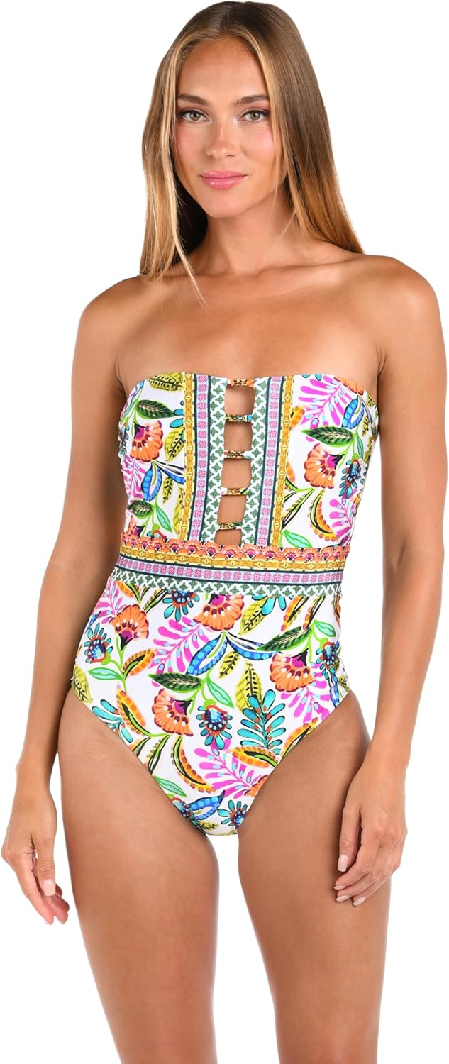 Sunshine 79 Womens Bandeau Mio One Piece Swimsuit - Image 3