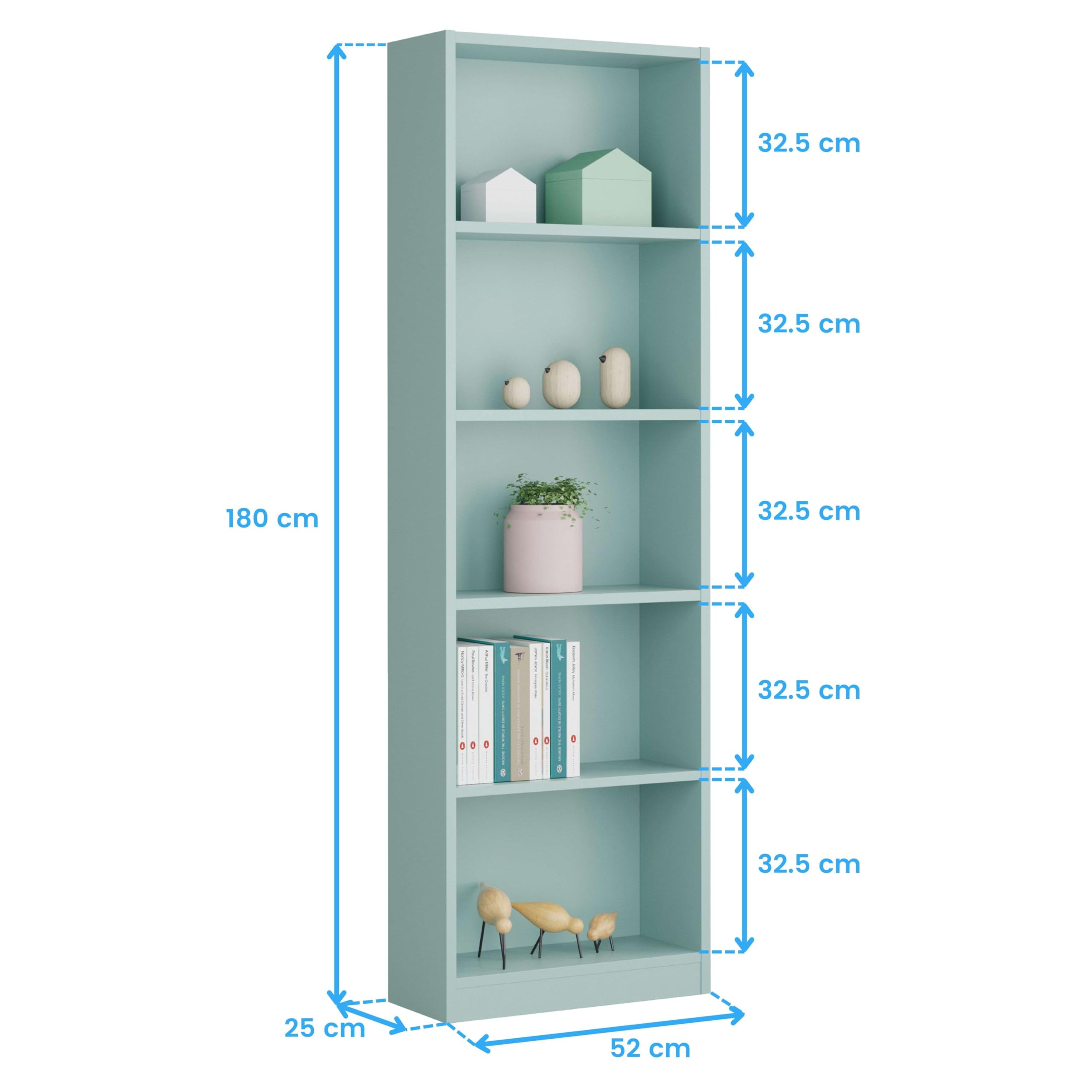 Miroytengo Dormitorio Completo para Habitación Juvenil o Infantil en Color Verde y Blanco con un Somier Incluido