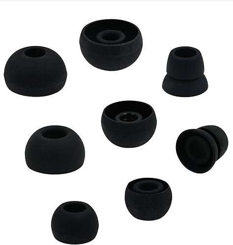 ALXCD Puntas para auriculares inalámbricos Powerbeats 2, SML, 3 tamaños, 3 pares de puntas de silicona de repuesto y 1 par de almohadillas de doble
