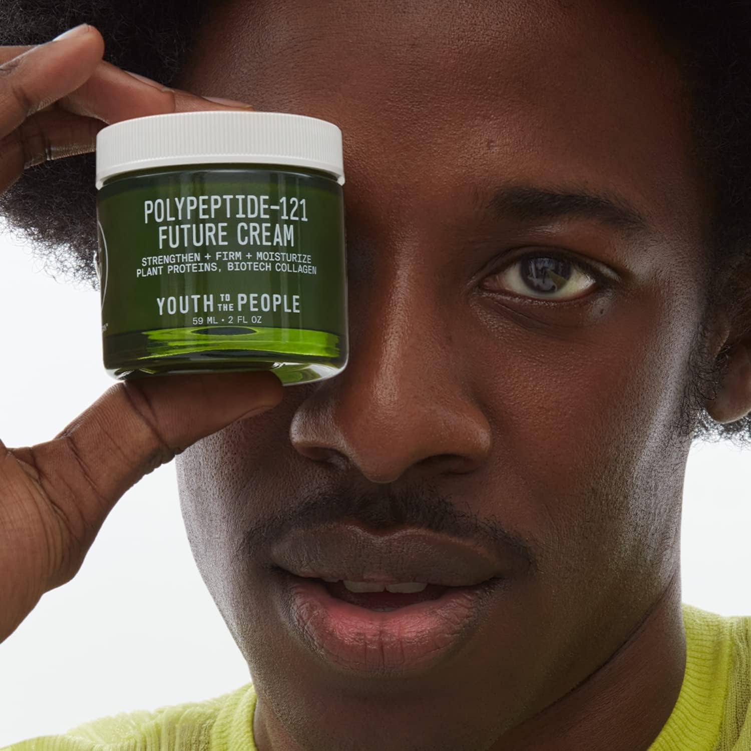 Youth To The People 121-Polypeptide Future Cream (2 fl oz), Firming Face Moisturizer, Reduce Fine Lines, Improve Elasticity, Vegan Collagen Peptide, Plant Proteins + Ceramides, Fragrance-free - Image 5