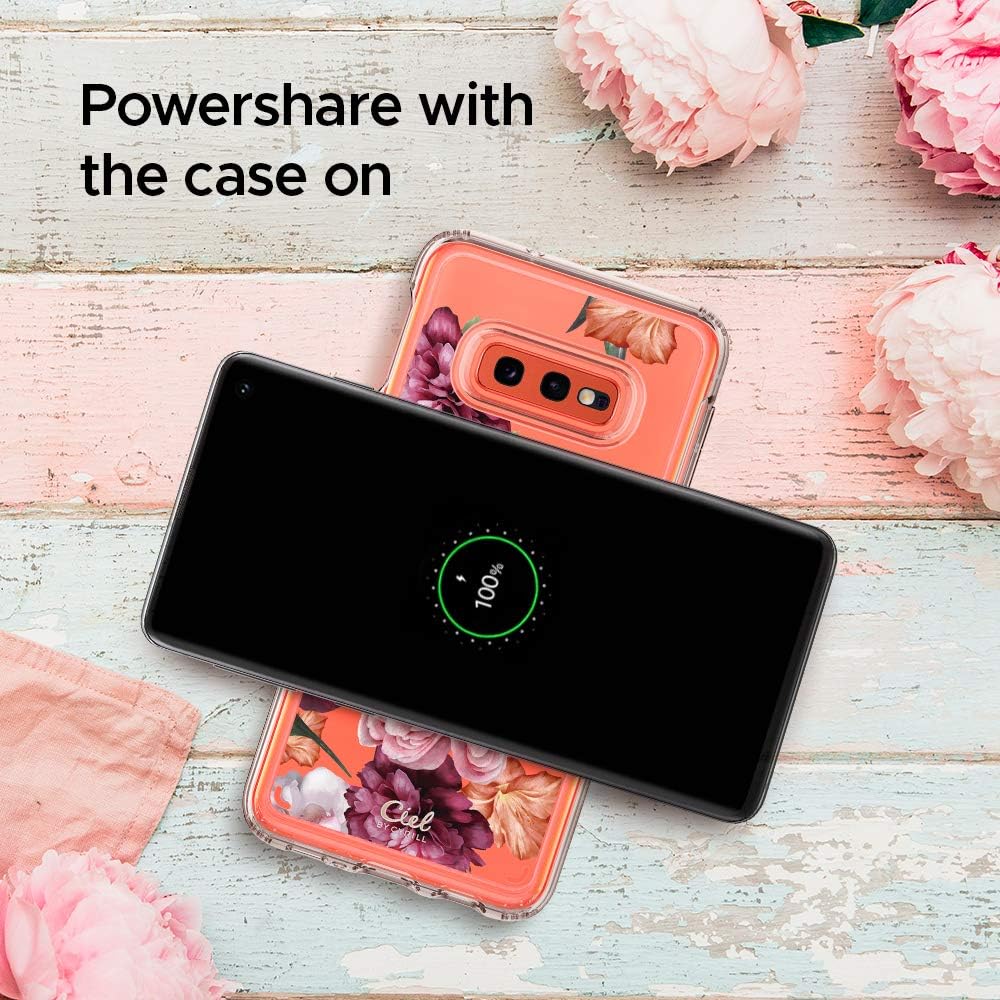 CYRILL Ciel [Cecile Collection] Designed for Samsung Galaxy S10e Case (2019) - Rose Floral