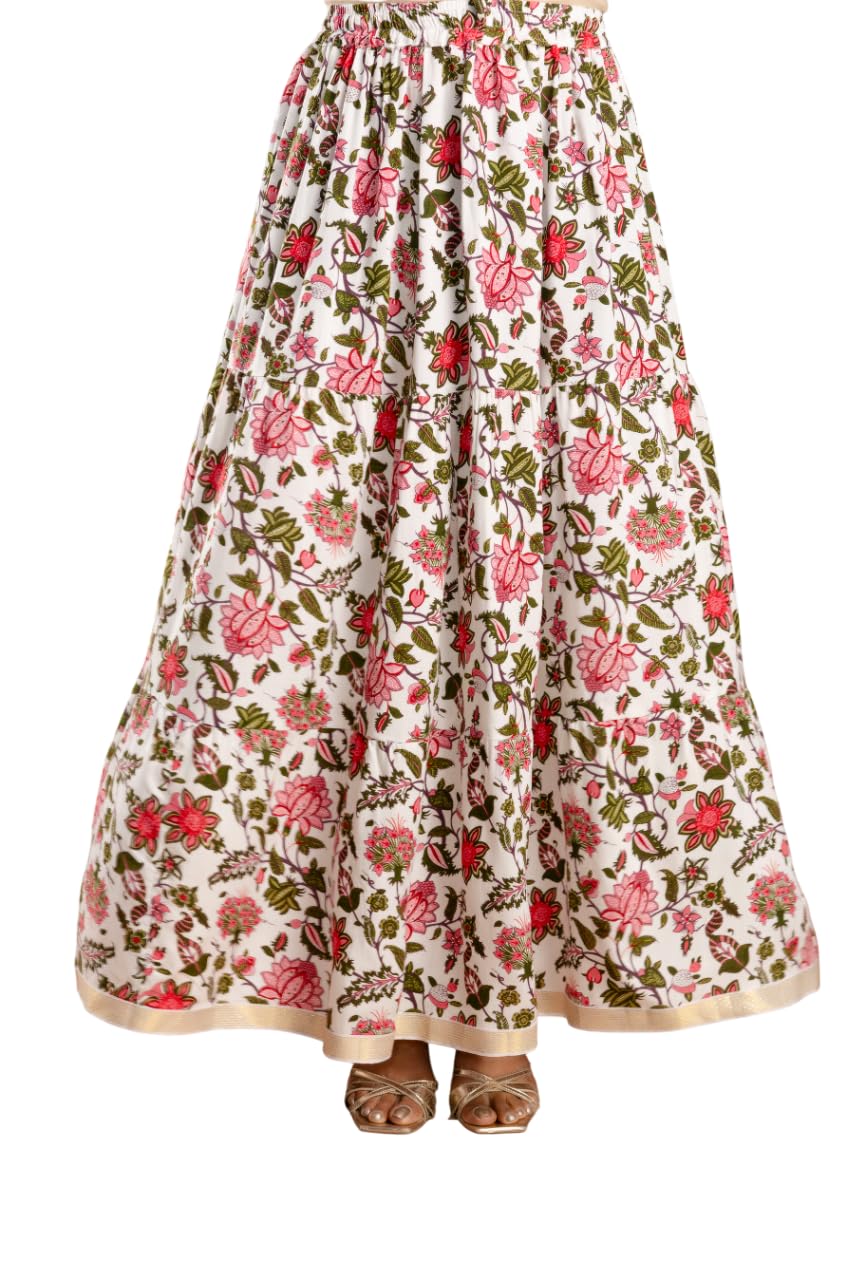 Long Printed Maxi Stylish Modern Skirt