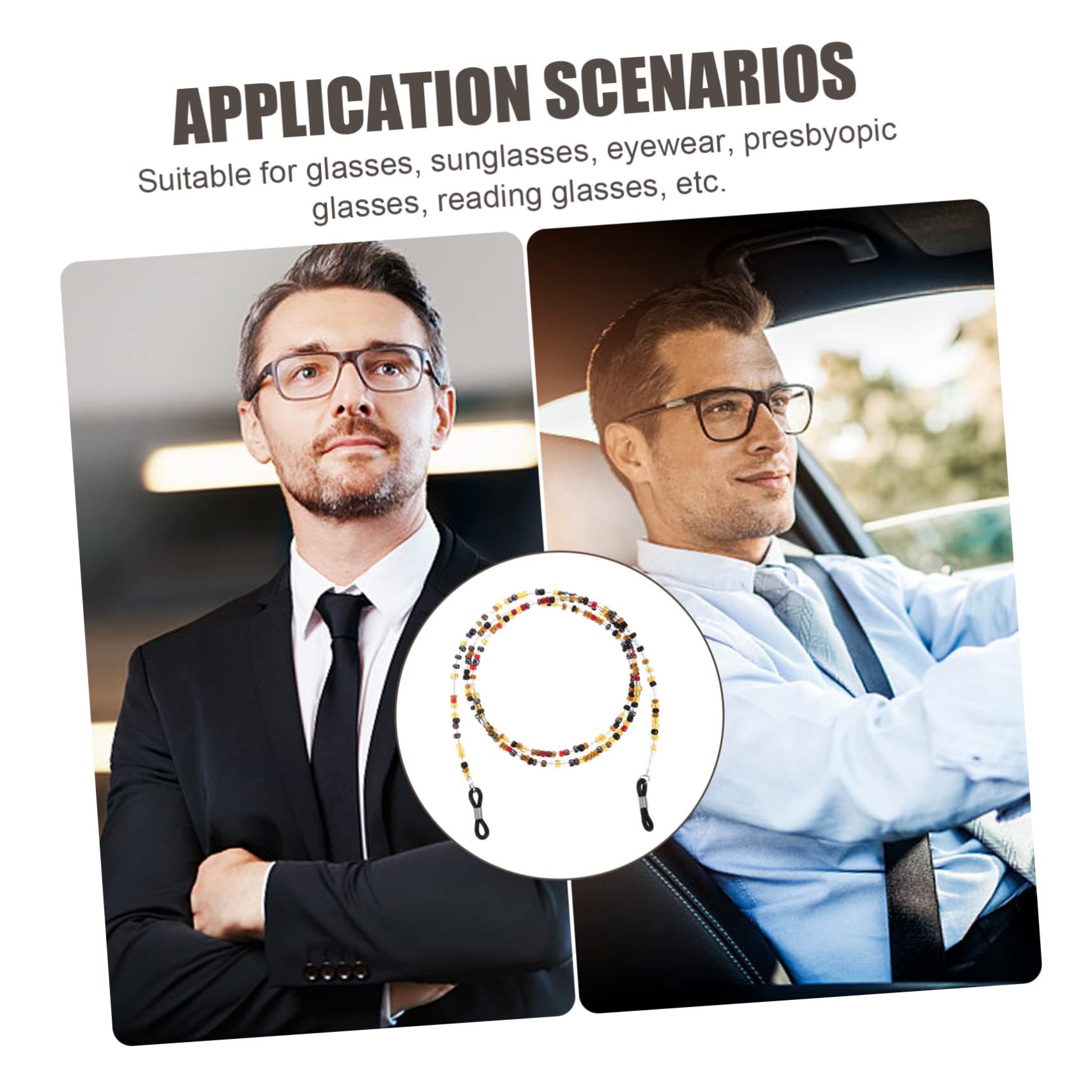 FRCOLOR Cadena Para Gafas Ajustable Elegante Azul Para Mujer Con Cordón Para Gafas De Sol Cuerda Para Gafas Para Hombre