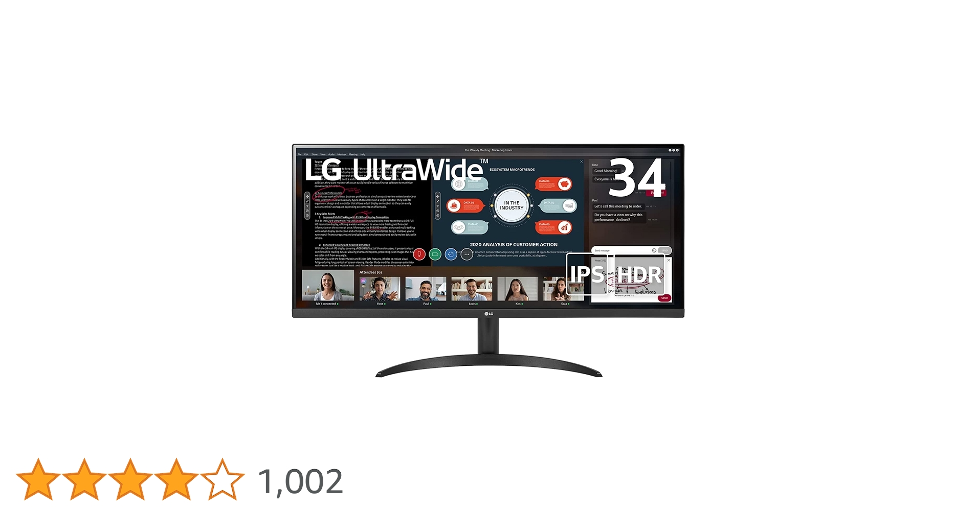 ディスプレイ・モニター本体 34WP500 - B Amazon.co.jp: 【Amazon.co.jp 限定】LG モニター ディスプレイ