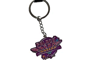 Netflix Stranger Things Palace Arcade Logo Purple Red Keychain