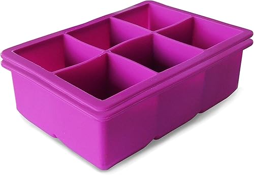 Miniatura 7 de Molde para cubitos de hielo, bandeja de cubitos de hielo de silicona, cuadrados grandes, 2 x 6, juego de moldes grandes para cubitos de hielo, hace