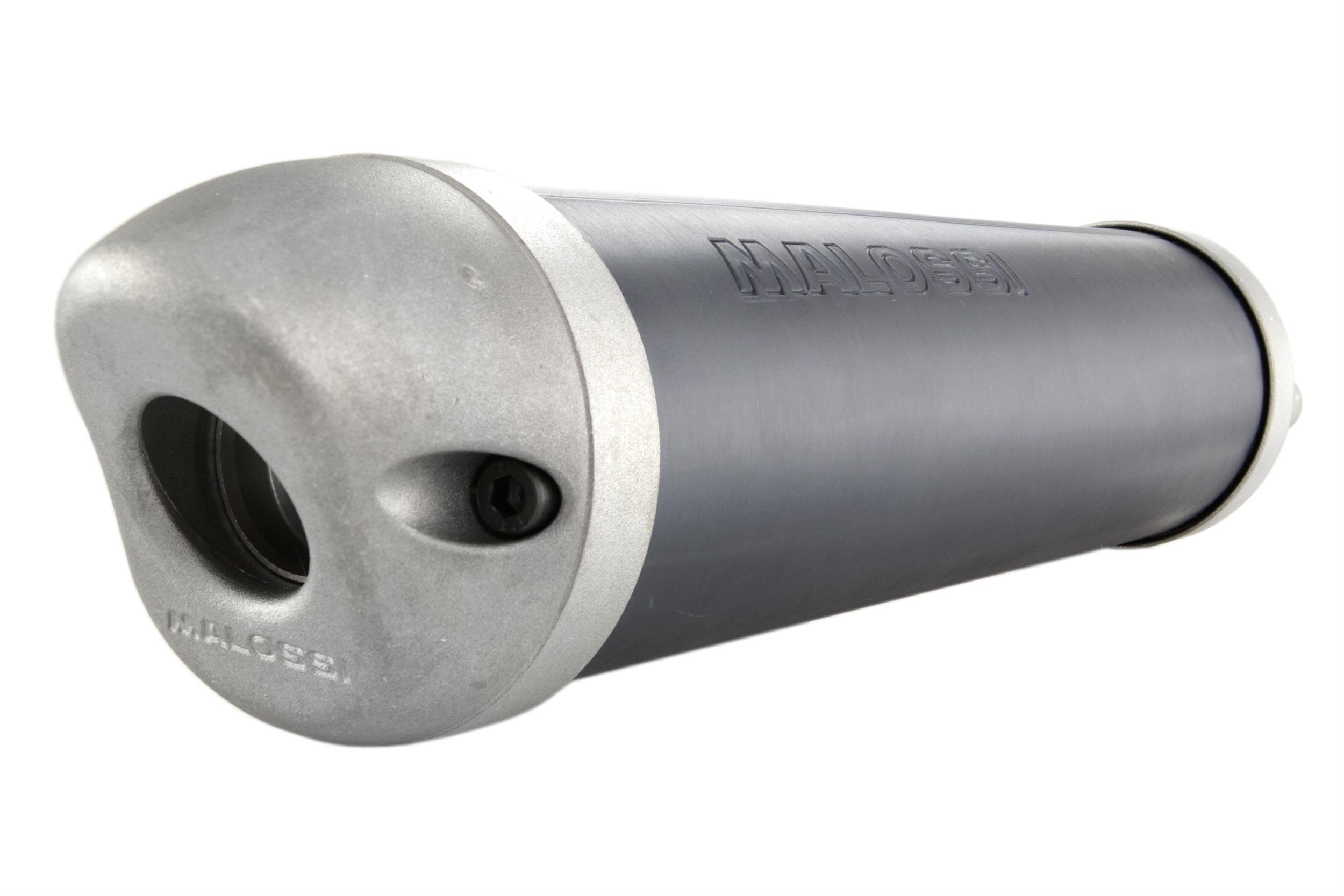 – Silenciador trasero Malossi GP Super Moto MHR, para Malossi, diámetro de escape (Conexión) 60 mm,