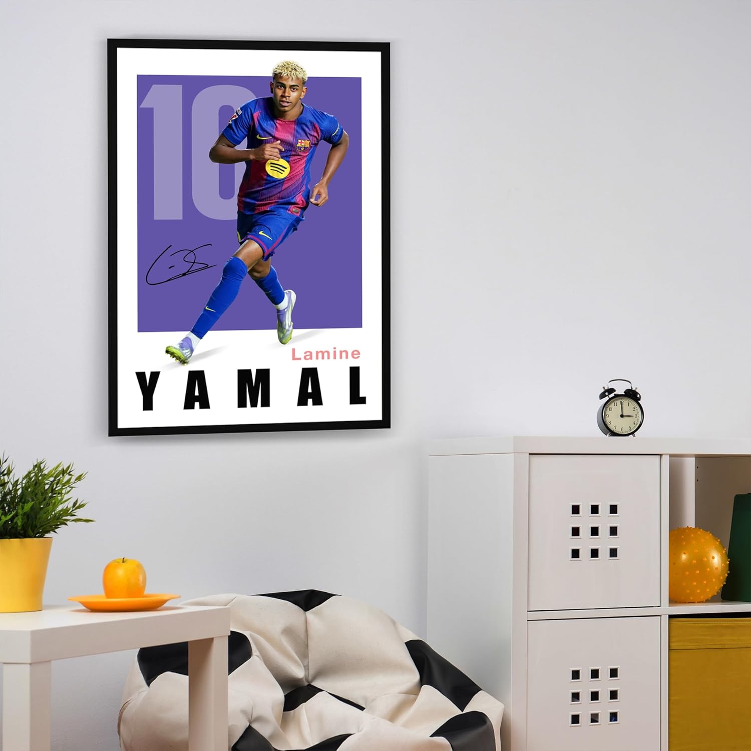 Yamal Poster, Famous Soccer Player Posters, Lamine Yamal Posters For Boys Bedroom, Soccer Wall Art, Gift for Fan Football, Lamine Yamal Wall Art, Living Room Sport Room Gift for Fan Football - 12x18 Inches - Image 5