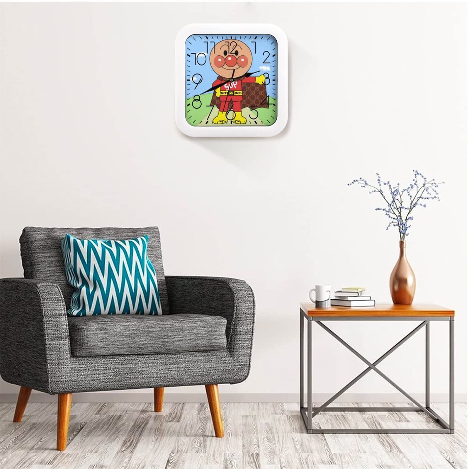 Amazon.co.jp: アンパンマン.. 壁掛け時計 掛時計 モダン 掛け時計 か