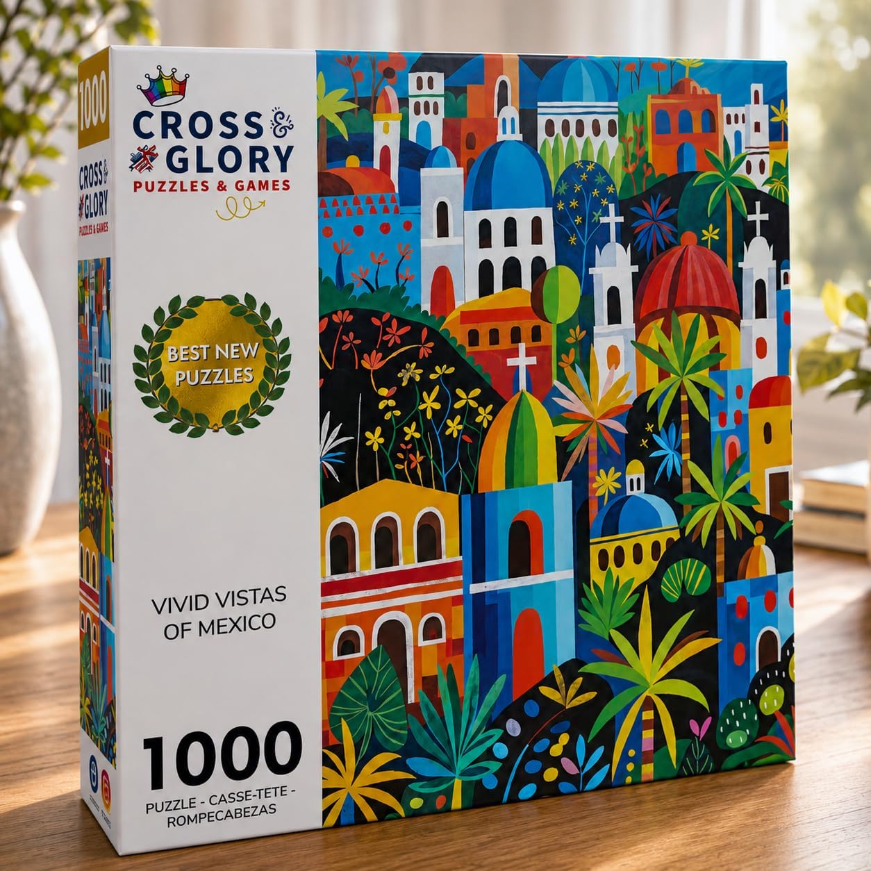 Cross & Glory | Jigsaw Puzzles for Adults | Vivid Vistas of Mexico image 2