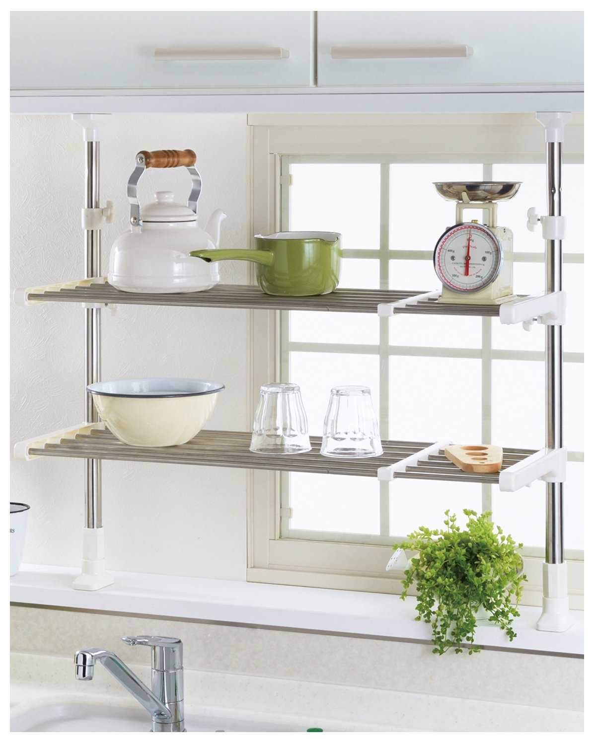 Amazon.com: Takagi 2-Tier Stainless Steel Sliding Telescopic