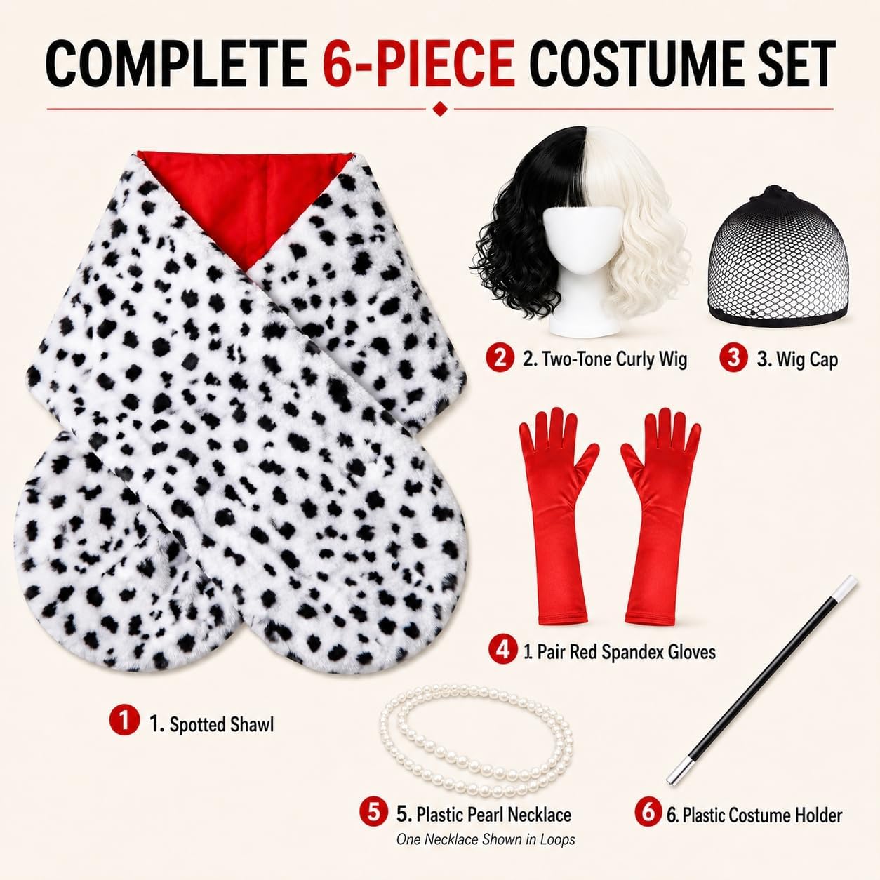 Women's Halloween Cosplay Costume Cape with Accessory Set for Themed Parties Dress Up image 3