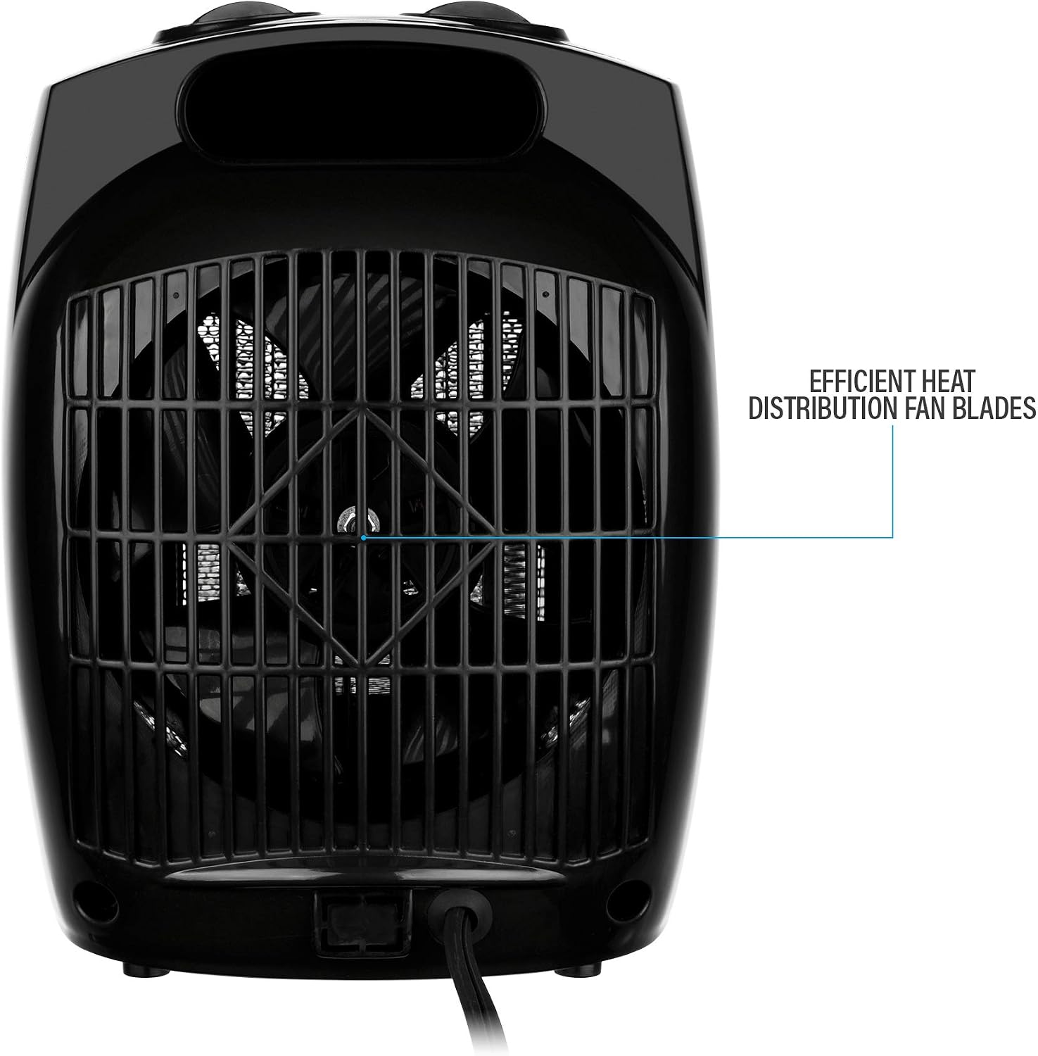 Rosewill Space Heater, Bathroom Heater with Adjustable Thermostat, Ceramic Element, Safety Tip Over Switch, 1500 Watt Quick Heat, RHAH-13001