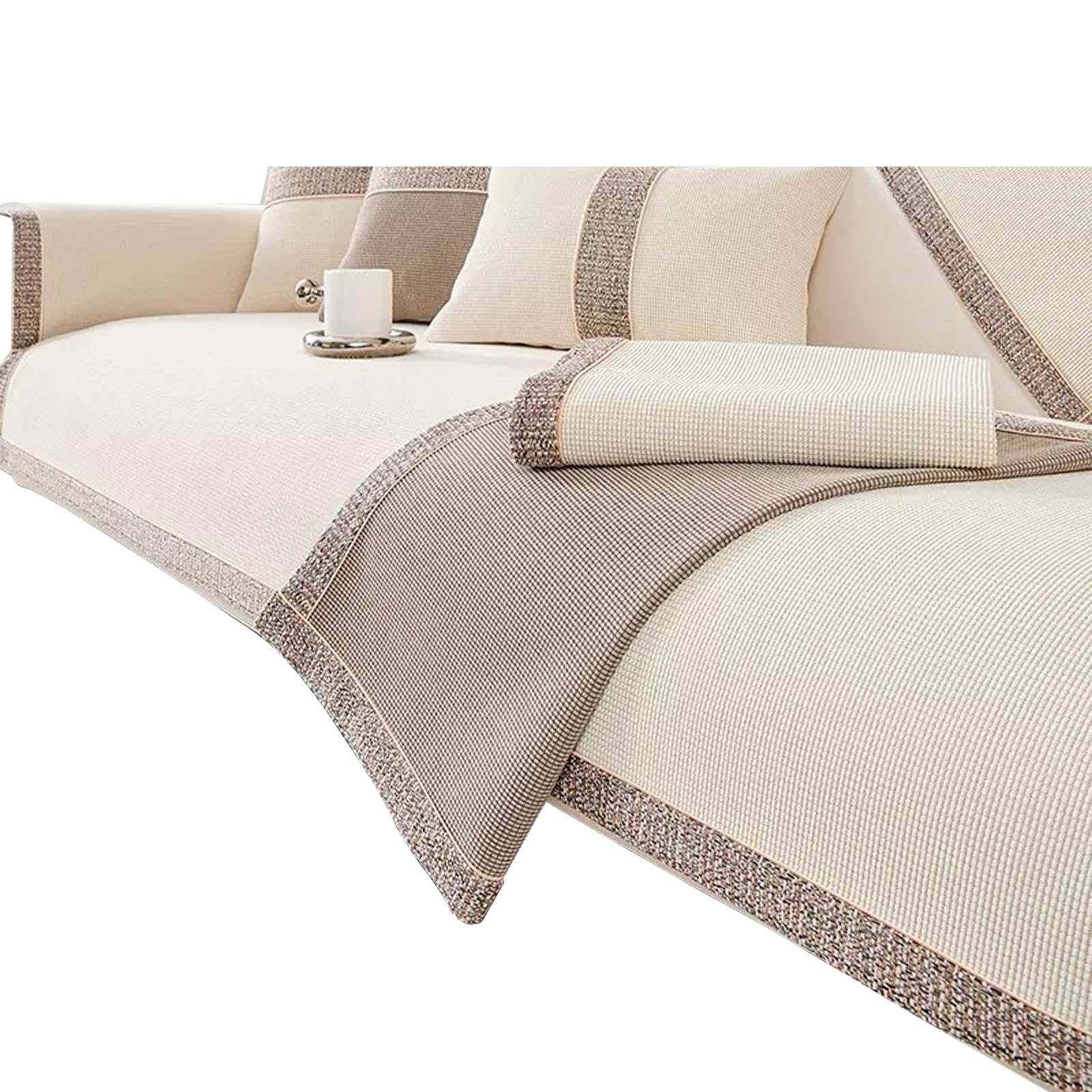 HDOYTXXM Couch Covers Chenilles Sofa Slipcover Ensures Stability and Durability for Family Gatherings and Everyday Use Chenilles Fabric Couch Covers