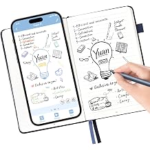 Digital Pen Writing Set - Smart Pen for taking notes on notes, Real-time Sync Digitizing for Paper Notes, Converting Text and Saving, Sharing via App on Smartphone/iPad Android, iOS