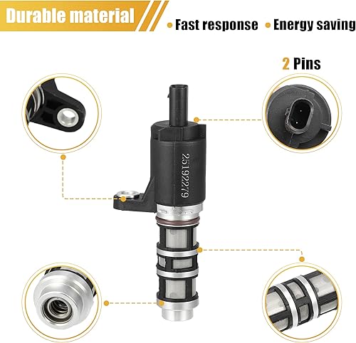 Miniatura 6 de X AUTOHAUX 25192279 25185534 Motor Variable VVT VVT Control Solenoide para Chevrolet Spark 2013-2015