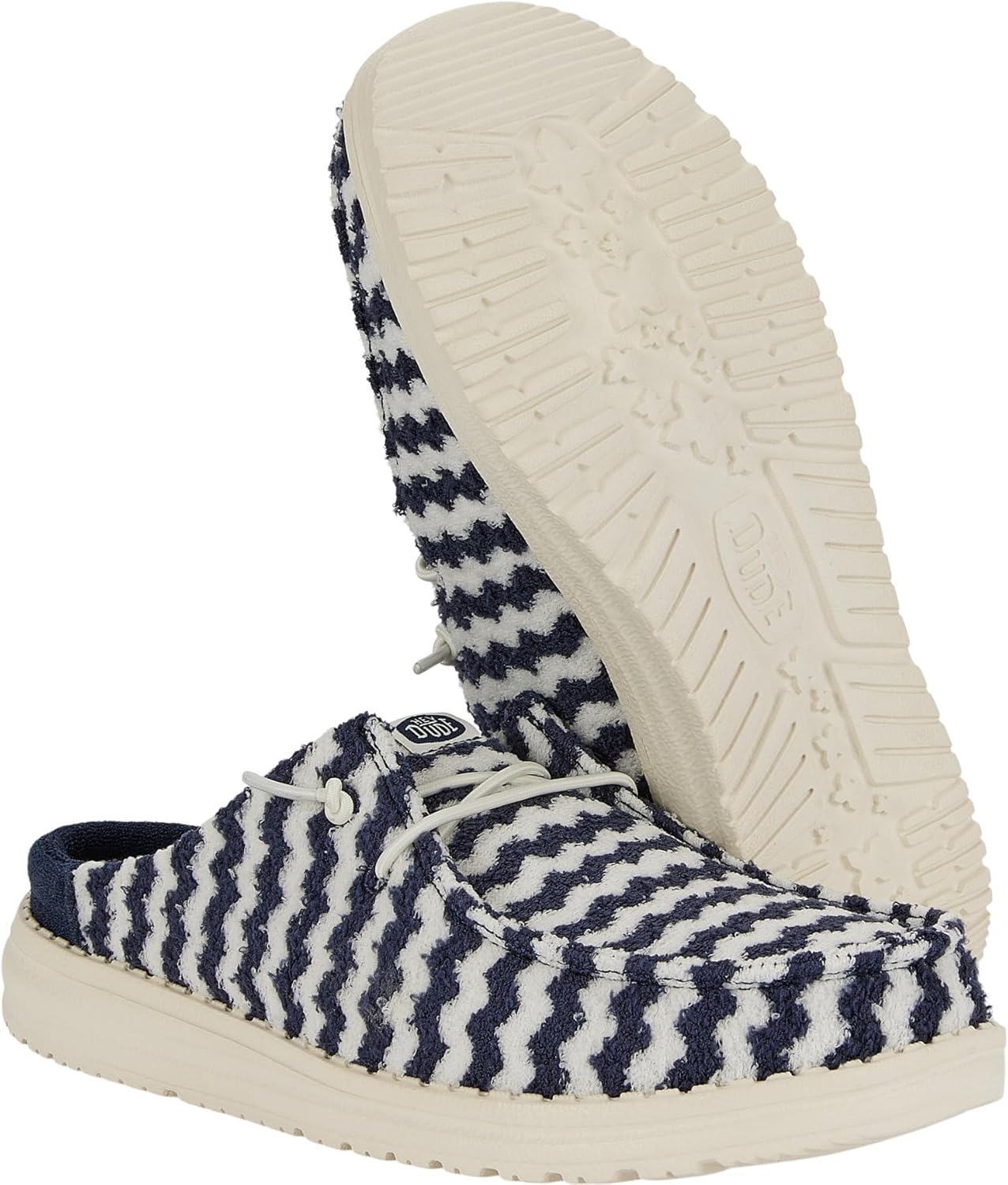 Wendy Slip Terry Stripe - Navy Blazer/Egret - Image 3